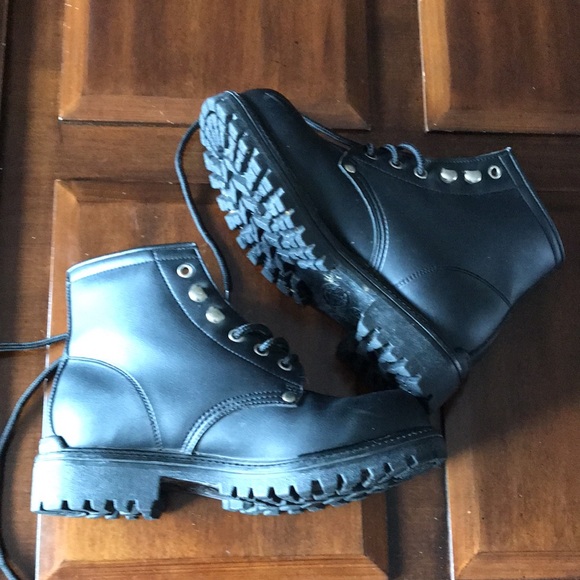 Mens Original Rugged Outback Work Boots Black size 5.5 - Picture 3 of 11